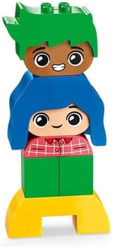 LEGO DUPLO Big Feelings, stavitelská skládací hra s 23 barevnými kostkami a 4 figurkami, motorická hračka na podporu sociálního a emocionálního rozvoje malých dětí od 18 měsíců 10415 Stavebnice Beuche den LEGO-Store