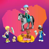 LEGO Friends Veterinární skříňka pro koně a domácí mazlíčky, Stavebnice a herní sada pro nápadité hraní rolí se 3 minifigurkami a 5 figurkami zvířat, Tip na dárek pro dívky 7 let staré 42651 Stavebnice Besuche den LEGO-Store