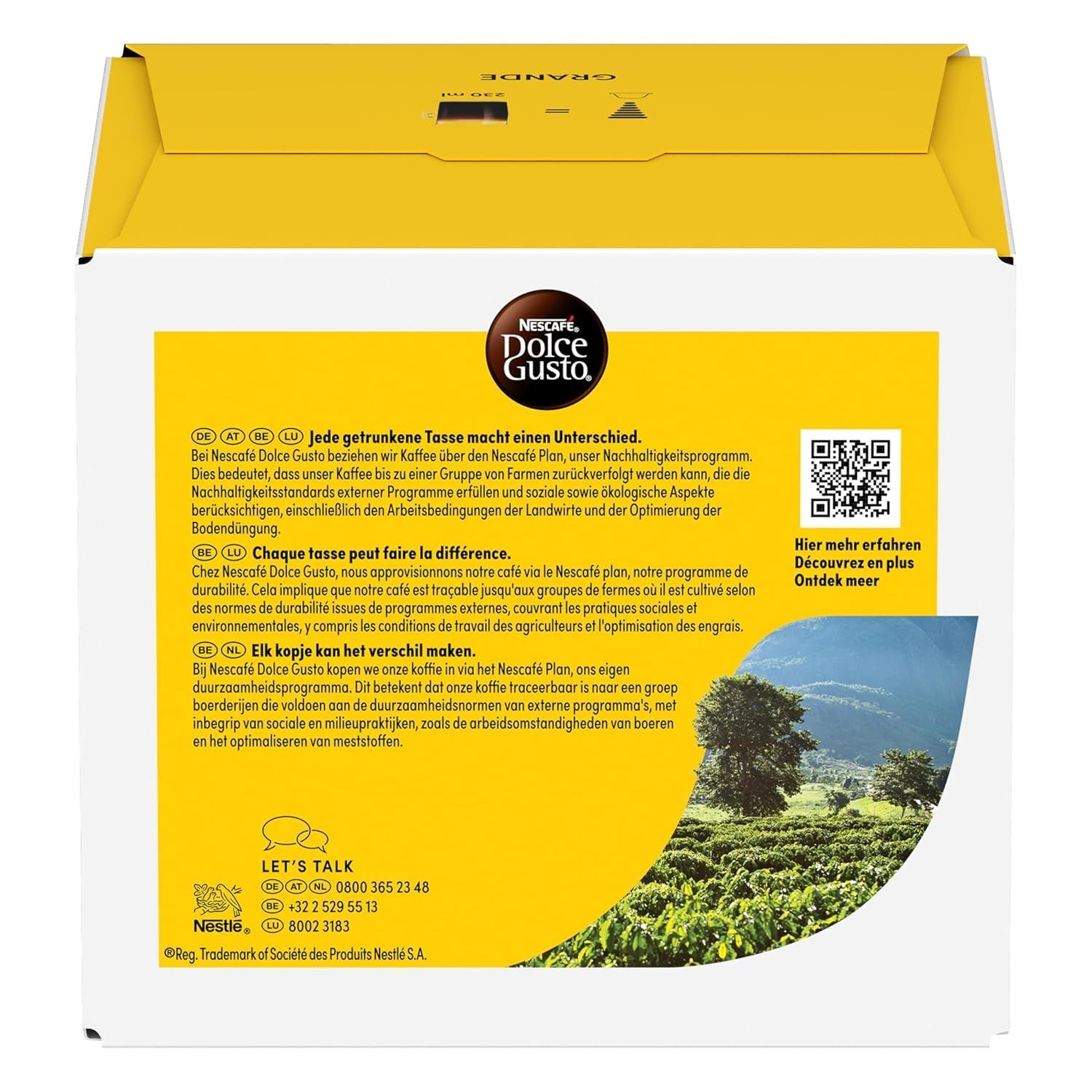NESCAFÉ DOLCE GUSTO Grande Kaffeekapseln 3er Vorratspack (3 x 30 kapslí)
