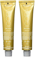 Igora Royal Absolute Age Blend barva na vlasy, 7-560 středně zlatá čokoládová blond, 60 ml Naty Shop barvivo na vlasy 6-60 tmavá blond čokoláda přírodní 60 ml (balení 2 ks)