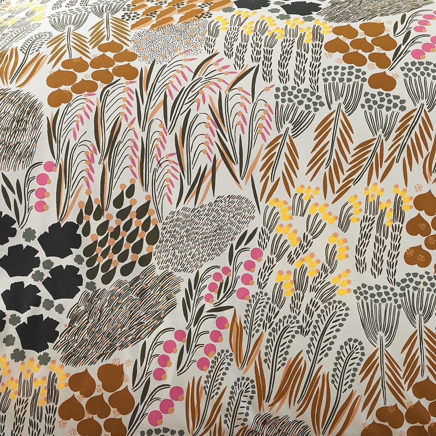 MARIMEKKO Queen ložní souprava, bavlněné perkálové povlečení s odpovídajícími povlaky na polštáře, celoroční domácí dekorace (Pieni Letto, vícebarevné, královna postel) Naty Shop Peřiny a přikrývky
