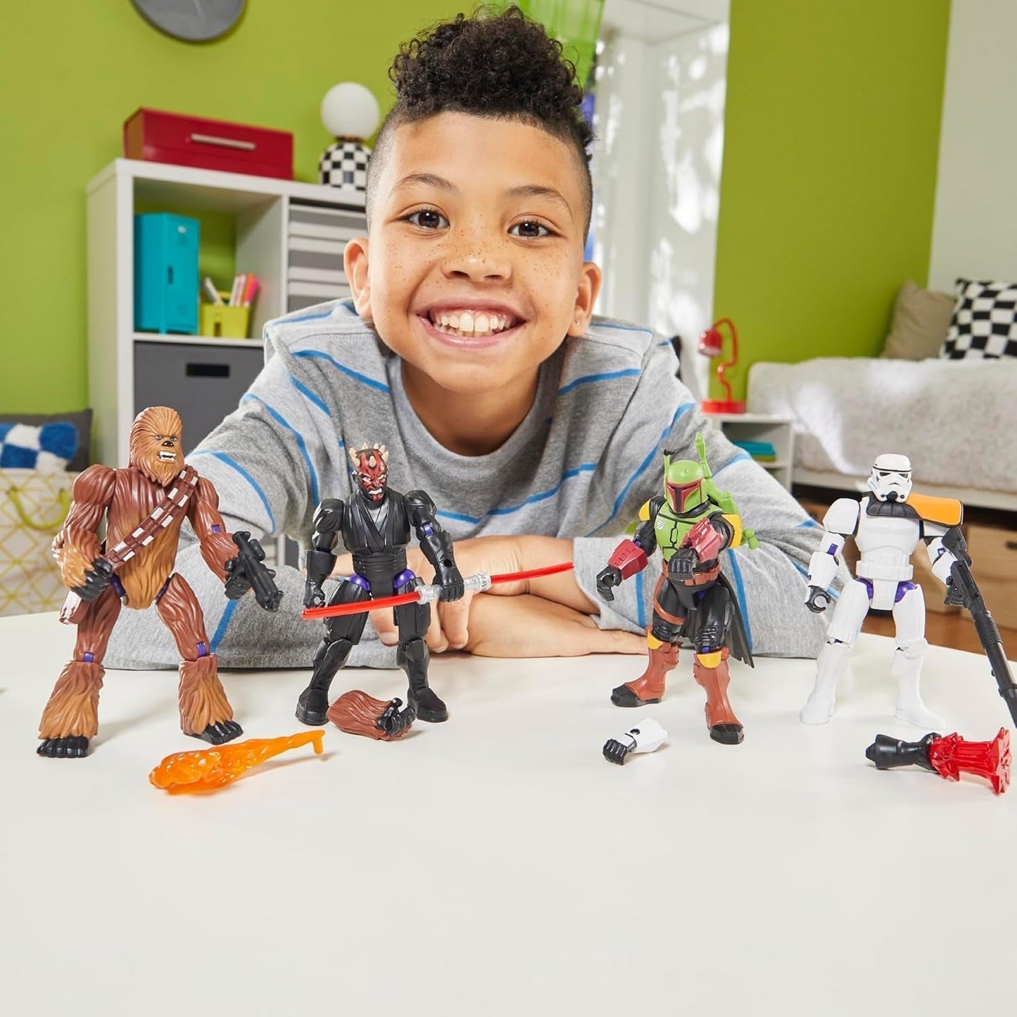 Star Wars Mixmashers Darth Vader Přizpůsobitelné Mix-And-Match Deluxe akční figurky a příslušenství Akční figurky Naty Shop