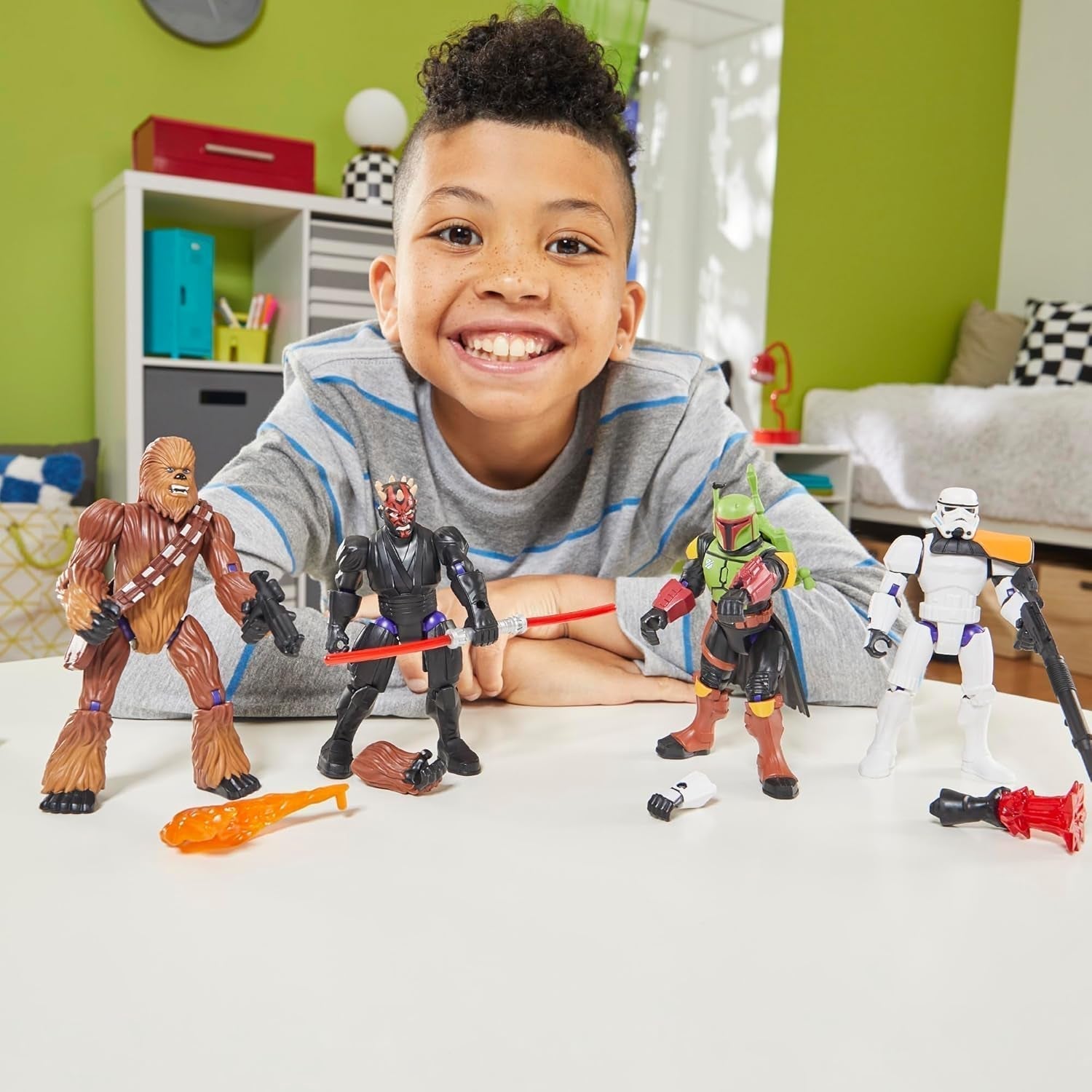 Star Wars Mixmashers Darth Vader Přizpůsobitelné Mix-And-Match Deluxe akční figurky a příslušenství Akční figurky Naty Shop