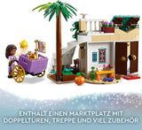 LEGO 43223 Disney Wish Asha v Rosas City, Filmová sada přání s trhem, Minipanenka Asha, Valentino jako kozička a figurky hvězd, Dárek pro děti od 6 let, Stavebnice pro dívky a chlapce Besuche den LEGO-Store