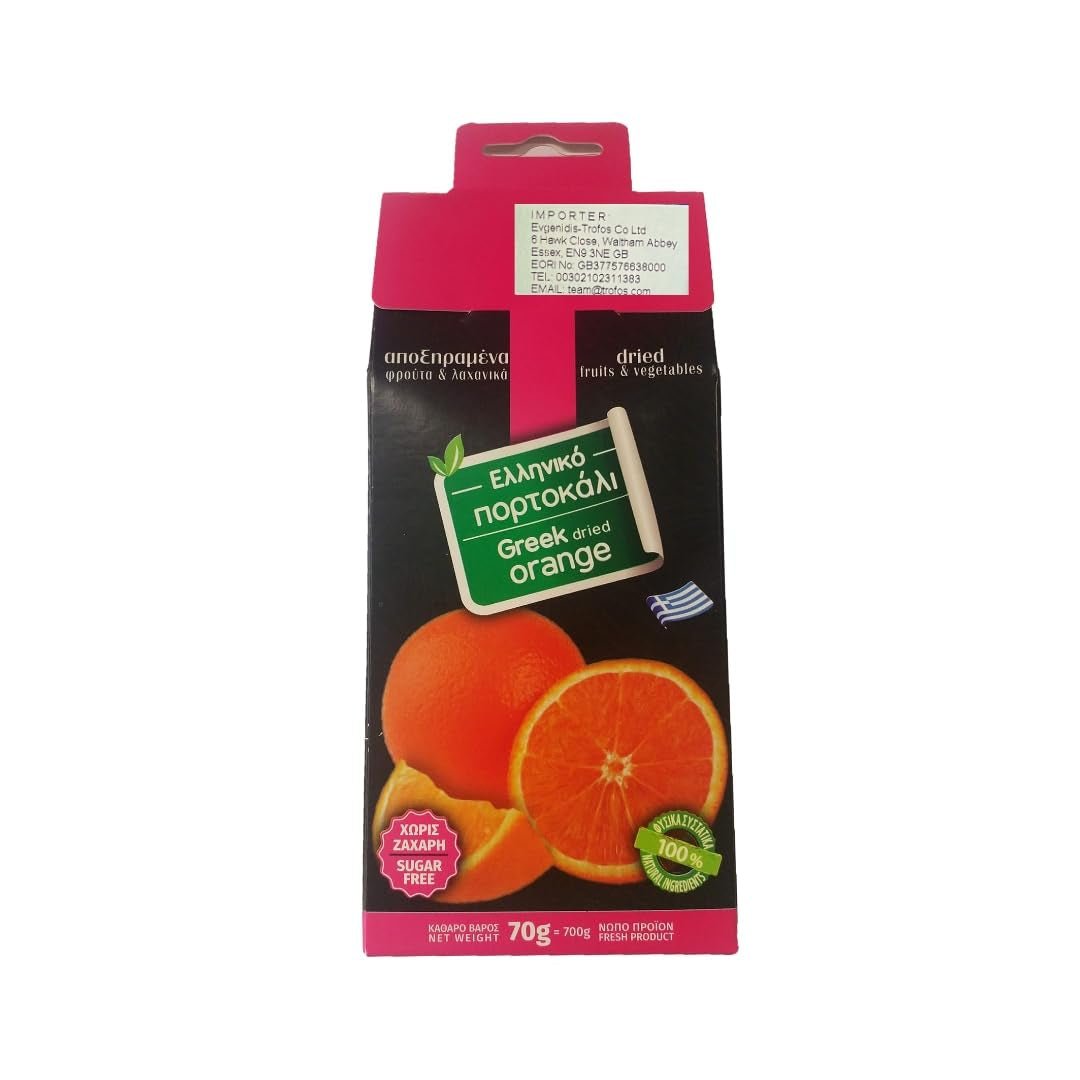 4G - sušené řecké pomeranče, balení 2 x 70 g (celkem: 140 g) Dehydrované produkty Naty Shop