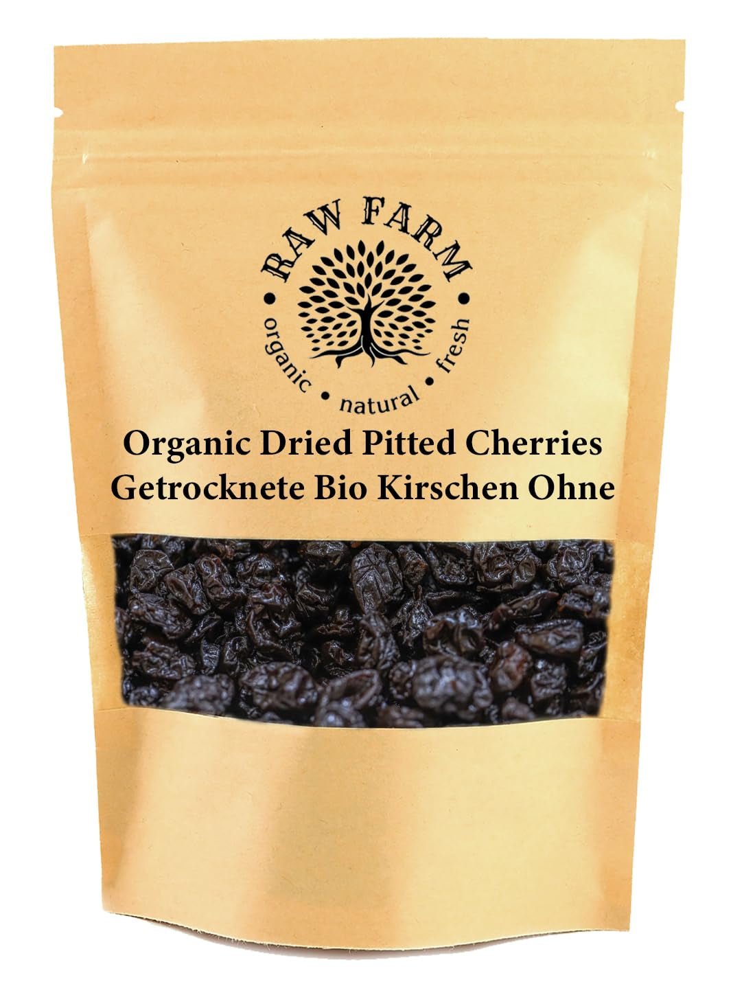 500 g sušených bio třešní, bez pecek, bez přísad, sladidel a konzervantů Dehydrované produkty Naty Shop Výchozí název