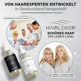 Hairlexier přípravek na růst vlasů pro ženy - Rozmarýnový vlasový olej, ricinový olej na vlasy, levandulový olej, přírodní vlasové sérum proti difúznímu vypadávání vlasů, podporuje růst vlasů, Vegan & Organic + Pracovní sešit Péče o vlasy Naty Shop