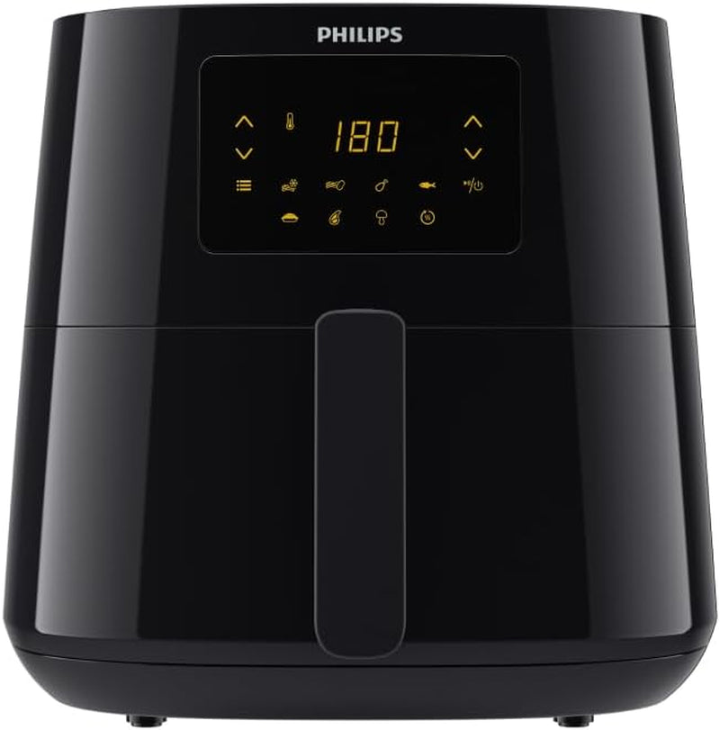 Philips 3000Er Airfryer XL - technologie Rapid Air, smažení až o 90 % méně tuku, kapacita 1,2 kg, 6,2 litrů, dotykový displej Spotřebiče Naty Shop Schwarz Bez bezdrátového připojení 6,2 l