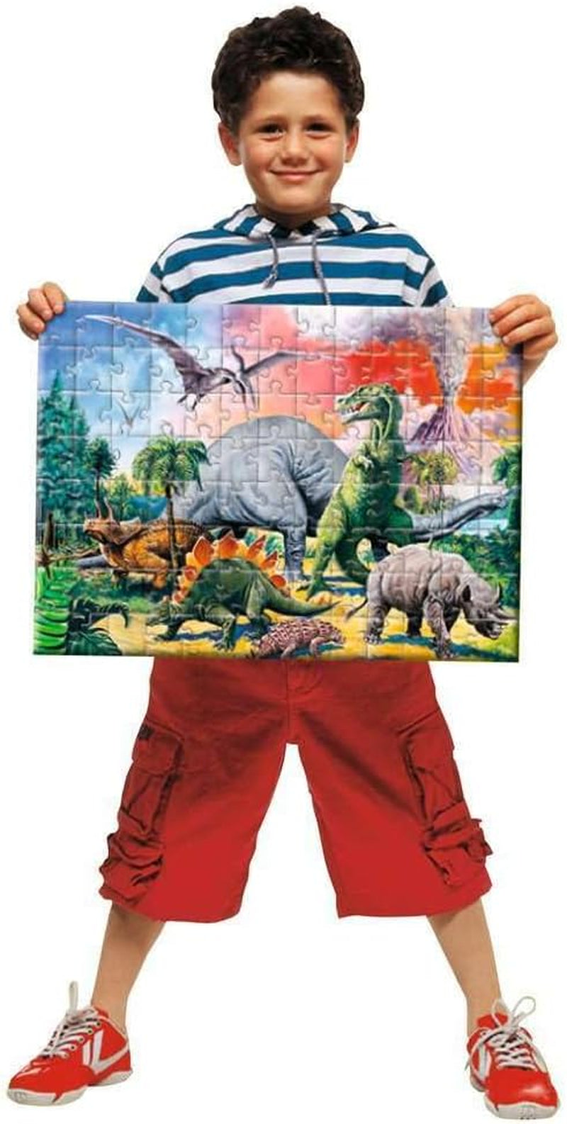 Puzzle Ravensburger pro děti - 10957 Mezi dinosaury - Dino puzzle pro děti od 6 let, se 100 dílky ve formátu XXL Puzzle Naty Shop