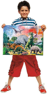 Puzzle Ravensburger pro děti - 10957 Mezi dinosaury - Dino puzzle pro děti od 6 let, se 100 dílky ve formátu XXL Puzzle Naty Shop