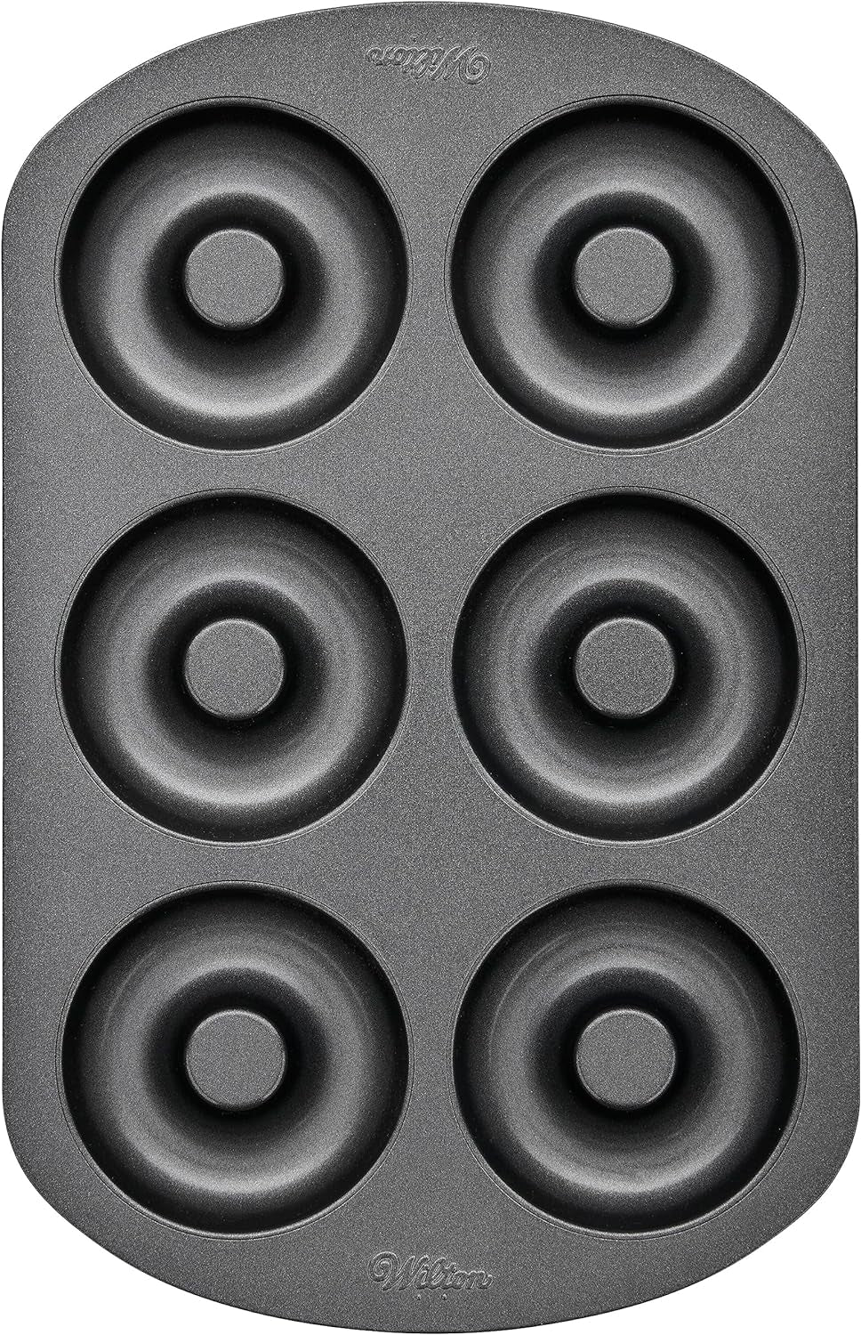 Wilton Donut-Backform Mit 12 Mulden Donutform, Hochwertige Donut Backform Mit Antihaftbeschichtung Für 12 Mini-Donuts, Spülmaschinenfest Formy a plechy na pečení Naty Shop L