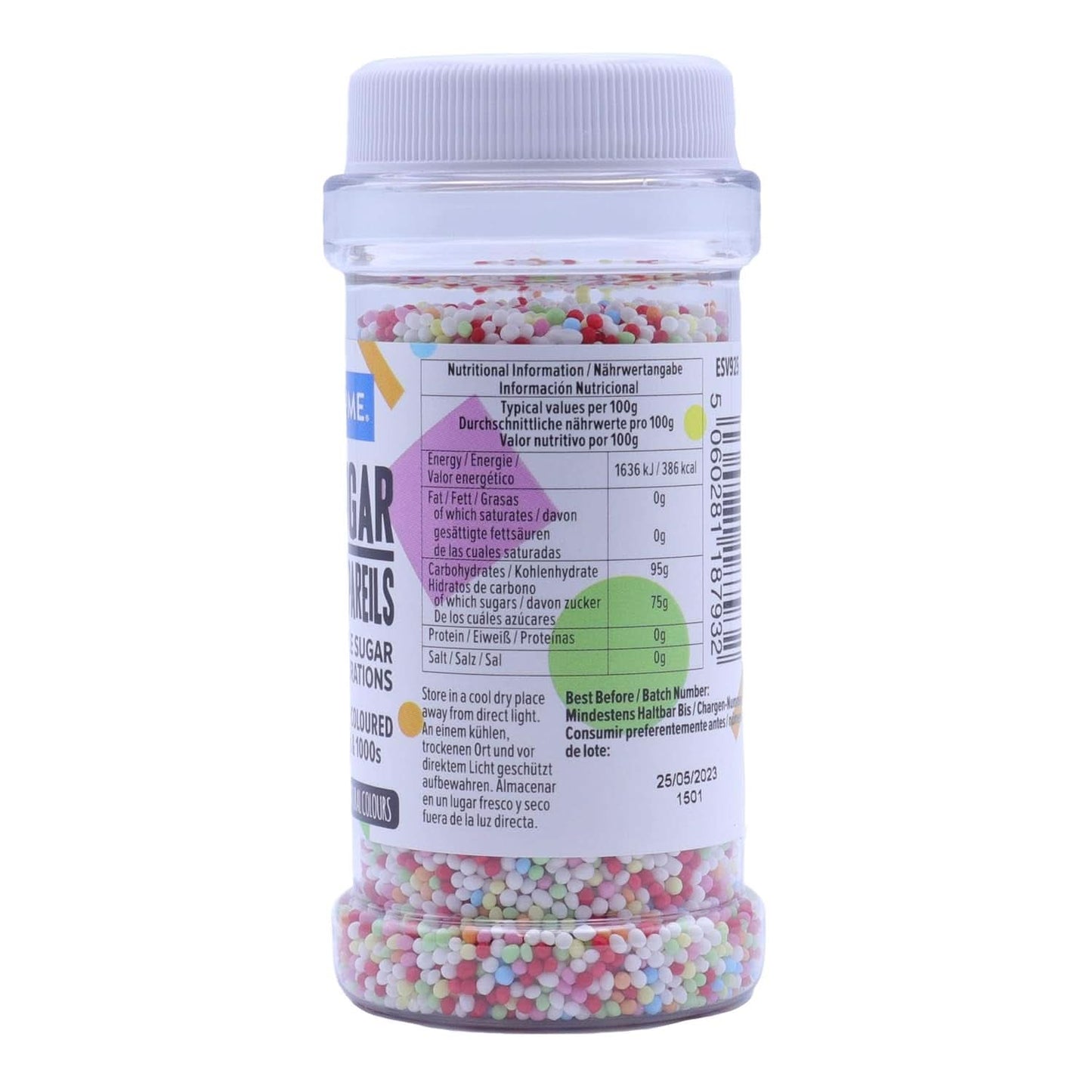 PME Nonpareilles Multicolor, 80 gramů Sprinkles Naty Shop