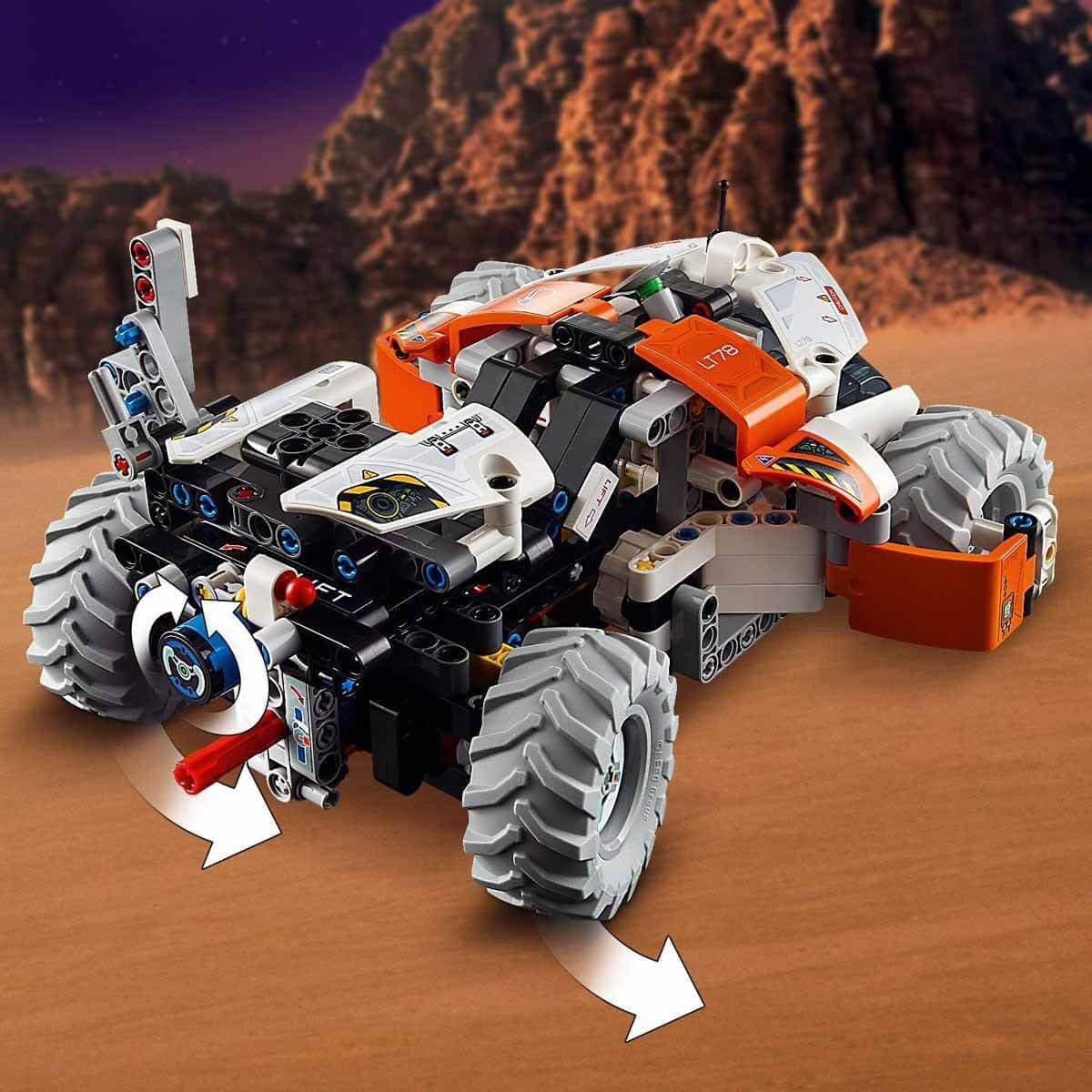 LEGO Technic LT78 Vesmírné dopravní vozidlo, Vesmírná stavebnice pro průzkumné výlety a vesmírná dobrodružství, Nápaditý herní zážitek pro chlapce a dívky, Dárek pro děti starší 8 let 42178 Stavebnice Besuche den LEGO-Store