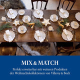 Villeroy & Boch Toy's Delight Royal Classic 12dílná sada nádobí, vhodné do myčky a mikrovlnné trouby, bílé, talíře, sada nádobí pro 4 osoby, vánoční nádobí, hračky, prémiový porcelán