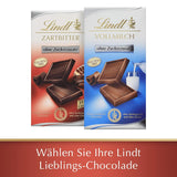 Lindt Čokoláda | Hořká čokoládová tyčinka bez přidaného cukru | 100 g | Nejjemnější hořká čokoláda s 55% kakaa, bez přidaného cukru a bez lepku | Čokoládová tyčinka bez lepku