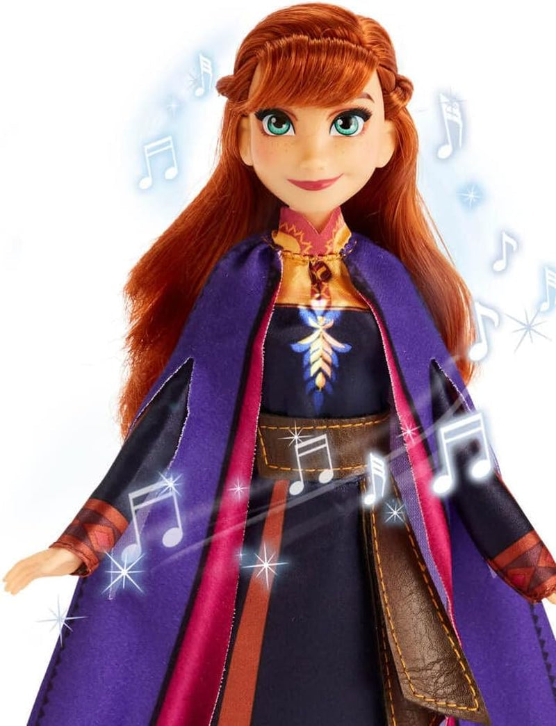 Disney Frozen 2 Frozen Anna Music zpívající panenka ve fialových šatech pro 3 roky a více 57237830 Vícebarevná