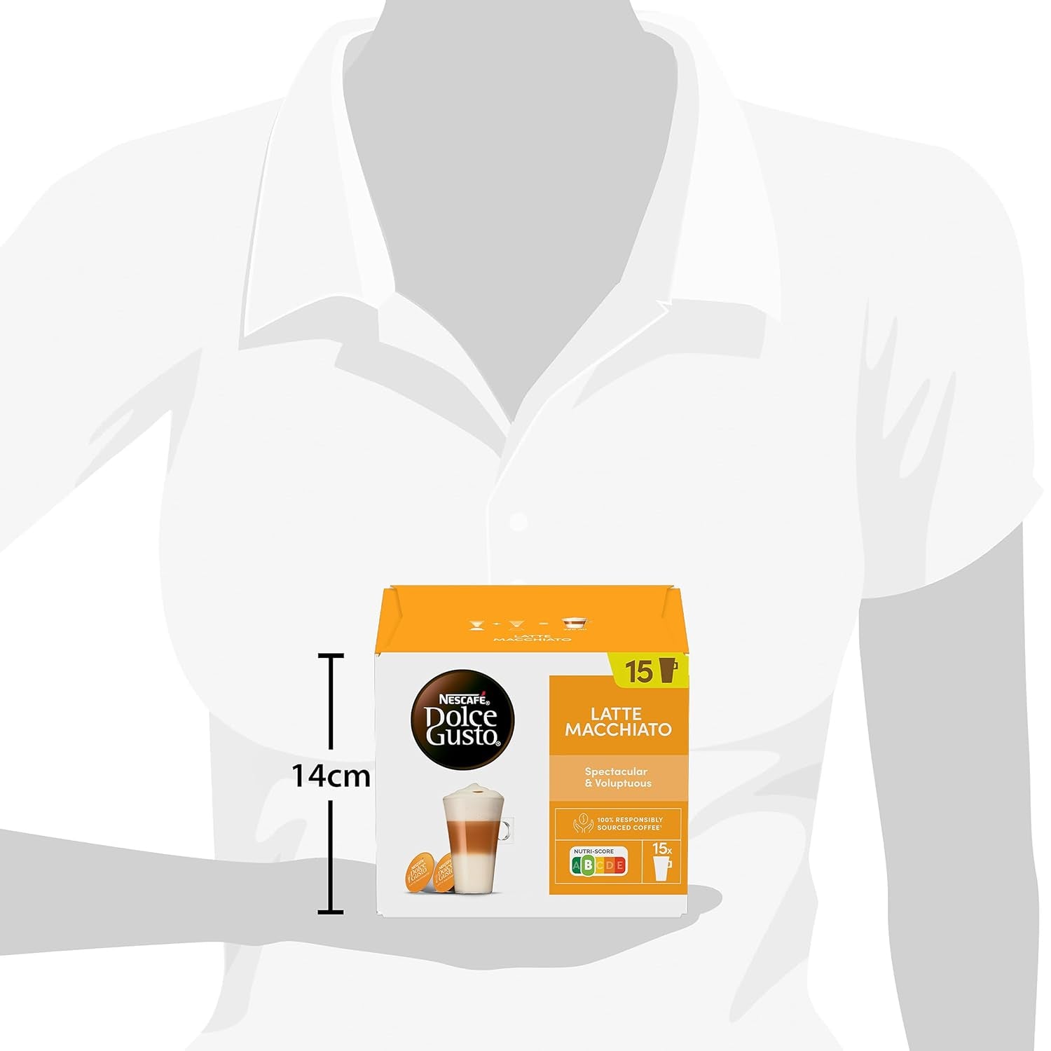NESCAFÉ DOLCE GUSTO Latte Macchiato Kaffeekapseln 3er Vorratspack (3 x 30 kapslí)