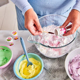 Funcakes Paste Colorants Sada potravinářských barviv, 8 kusů: Koncentrované potravinářské barvivo na těsto, krém, fondán, marcipán, těsto, modelovací pastu a květinovou pastu. halal.
