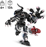 LEGO Marvel Venom Mech vs. Miles Morales Pohyblivé akční figurky pro děti Sada Spider-Man s minifigurkami Superhrdina Duel Hračka Dárek pro chlapce a dívky 6 let 76276 Stavebnice Besuche den LEGO-Store