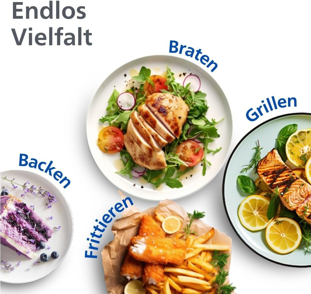 Philips Dual Basket Airfryer 3000 Series se snídaňovou sadou, 9 litrů, 2 zásuvky Domácí spotřebiče Naty Shop