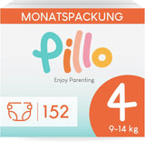 Plenky Pillo 3 - Krabice 168 plen, 6 balení po 28 plenkách, velikost 3 - Midi (6-10 kg) - Plenky pro miminka