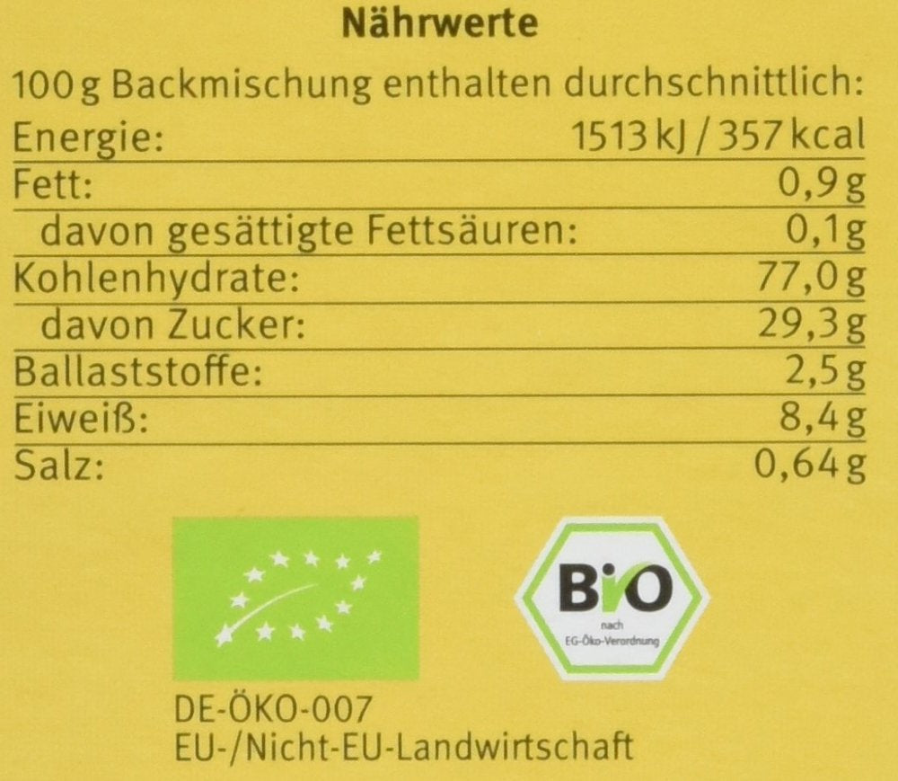 Demeter Bauck Hof Bio Dinkel Wafflen, 200 g Směs na pečení a vaření Naty Shop