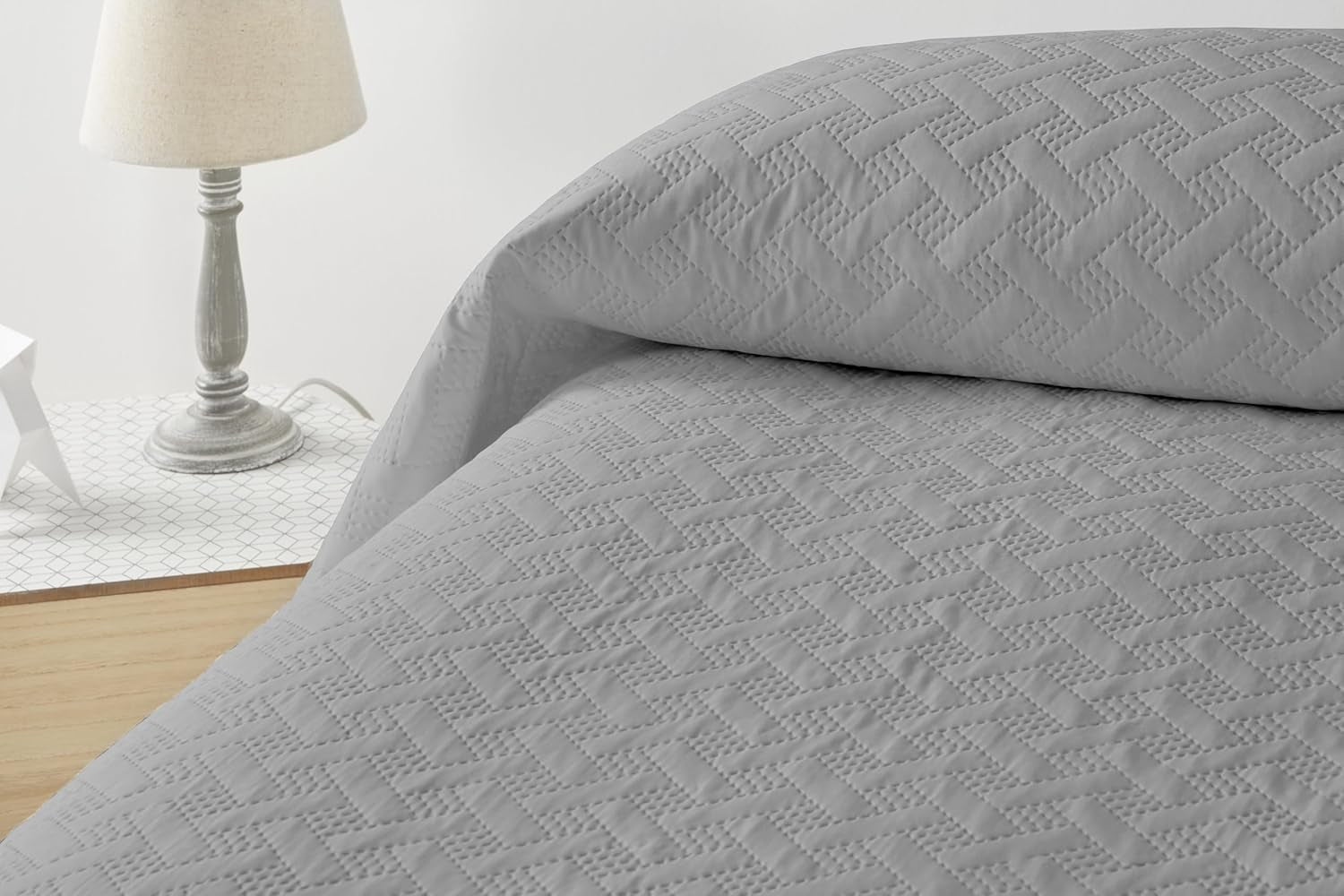 LISO - Přehoz na postel 105 cm - Přehoz na postel Bouti - Jaro a léto - 200X260 Cm - Růžové postele a přikrývky Besuche den Degrees home-Store Šedá postel 180 cm