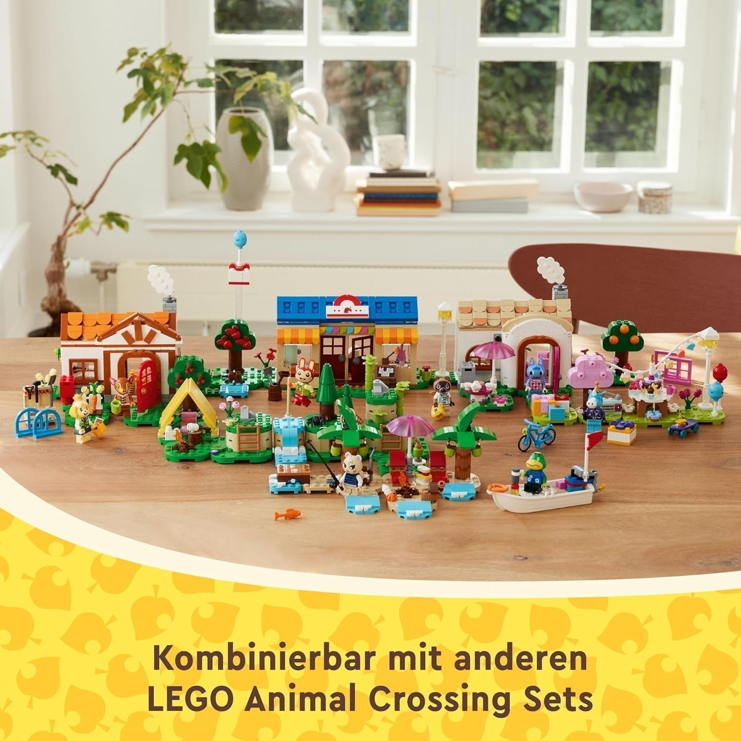 Sada LEGO Animal Crossing Nook's Shop a Sophie's House, kreativní hračka pro děti se 2 minifigurkami ze série videoher, dárek pro dívky a chlapce od 7 let 77050 Stavebnice Besuche den LEGO-Store