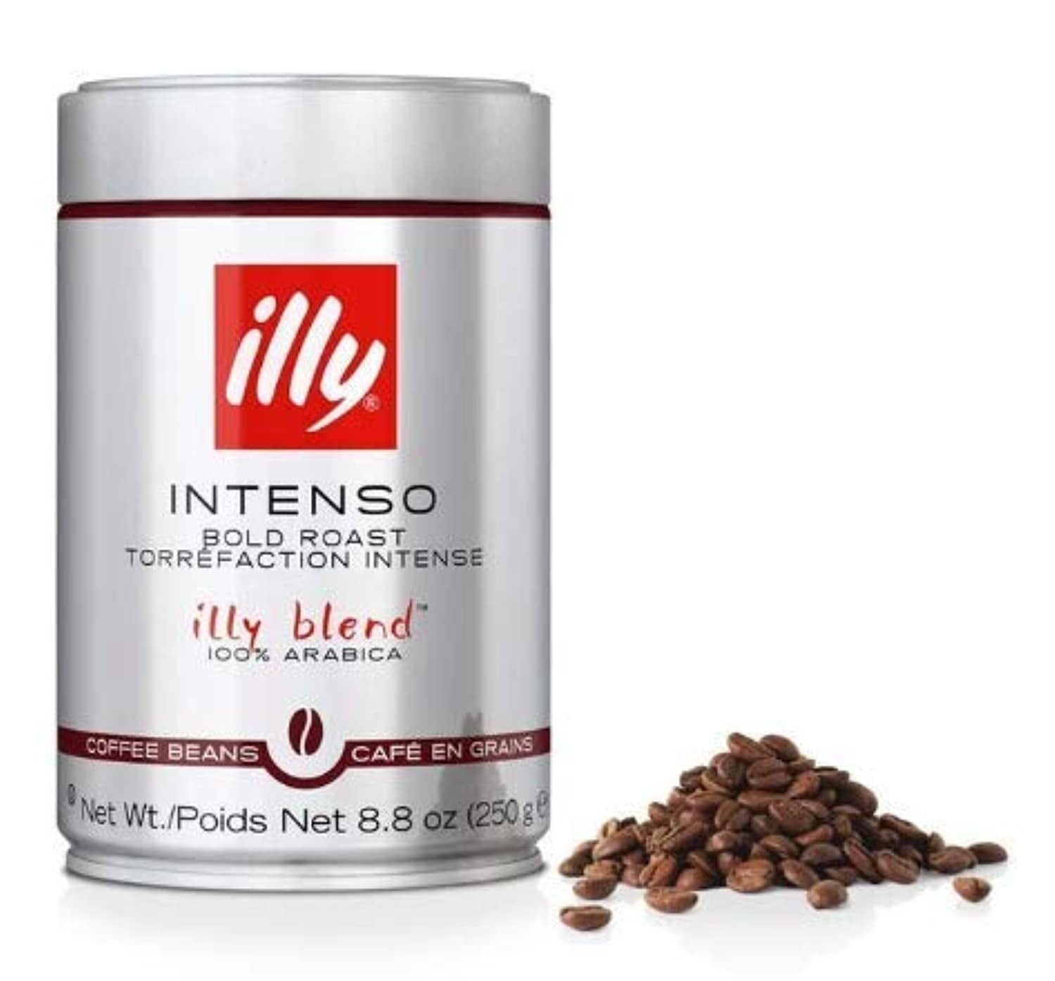 Illy Intenso Bold Pečené celozrnné fazole, 250 g, 2 kusy