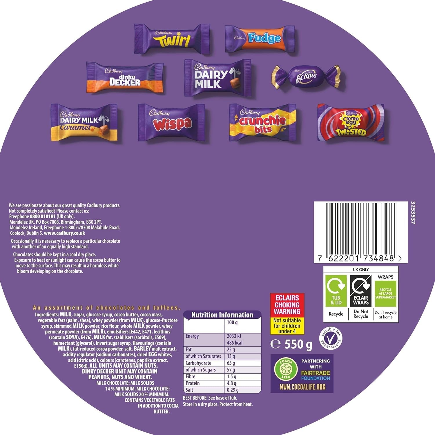 Čokoládová krabička Heroes 550g