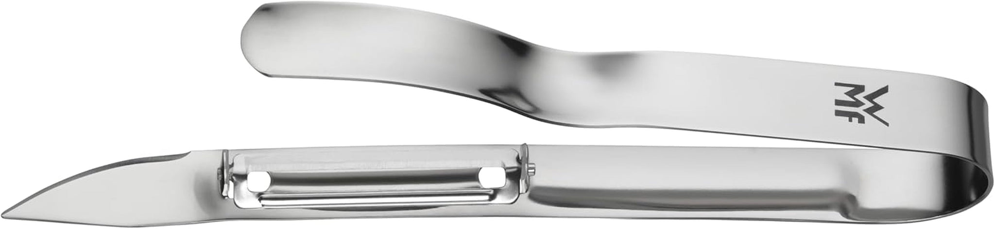 WMF Gourmet škrabka na chřest 17 cm, nerezová škrabka Cromargan Naty Shop Spargelschäler