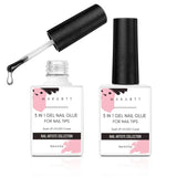 Makartt 3D Nail Art Gel - Kamínkový lepicí gel 15G na klíčenky na nehty, Multifunkční gel na tvarování nehtů pro vlastní úpravu nehtů, modeláž nehtů na modeláž nehtů doma (transparentní)