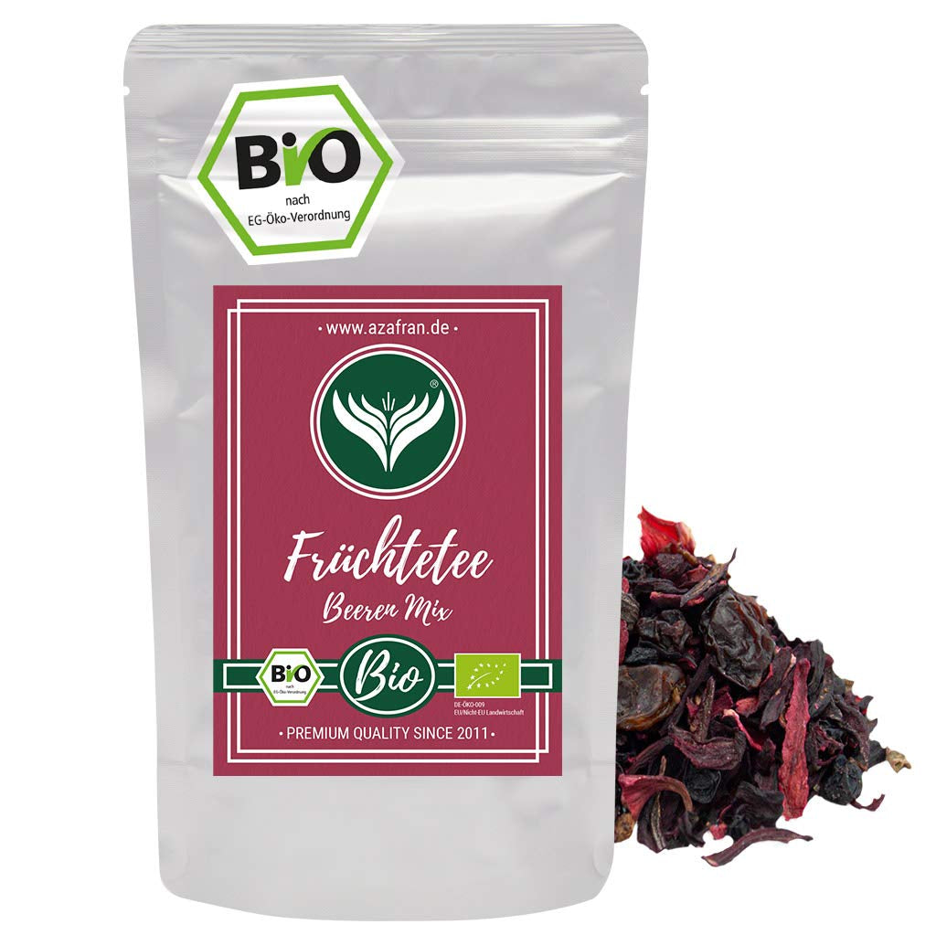 Azafran BIO Ovocný čaj Směs červeného ovoce 250g