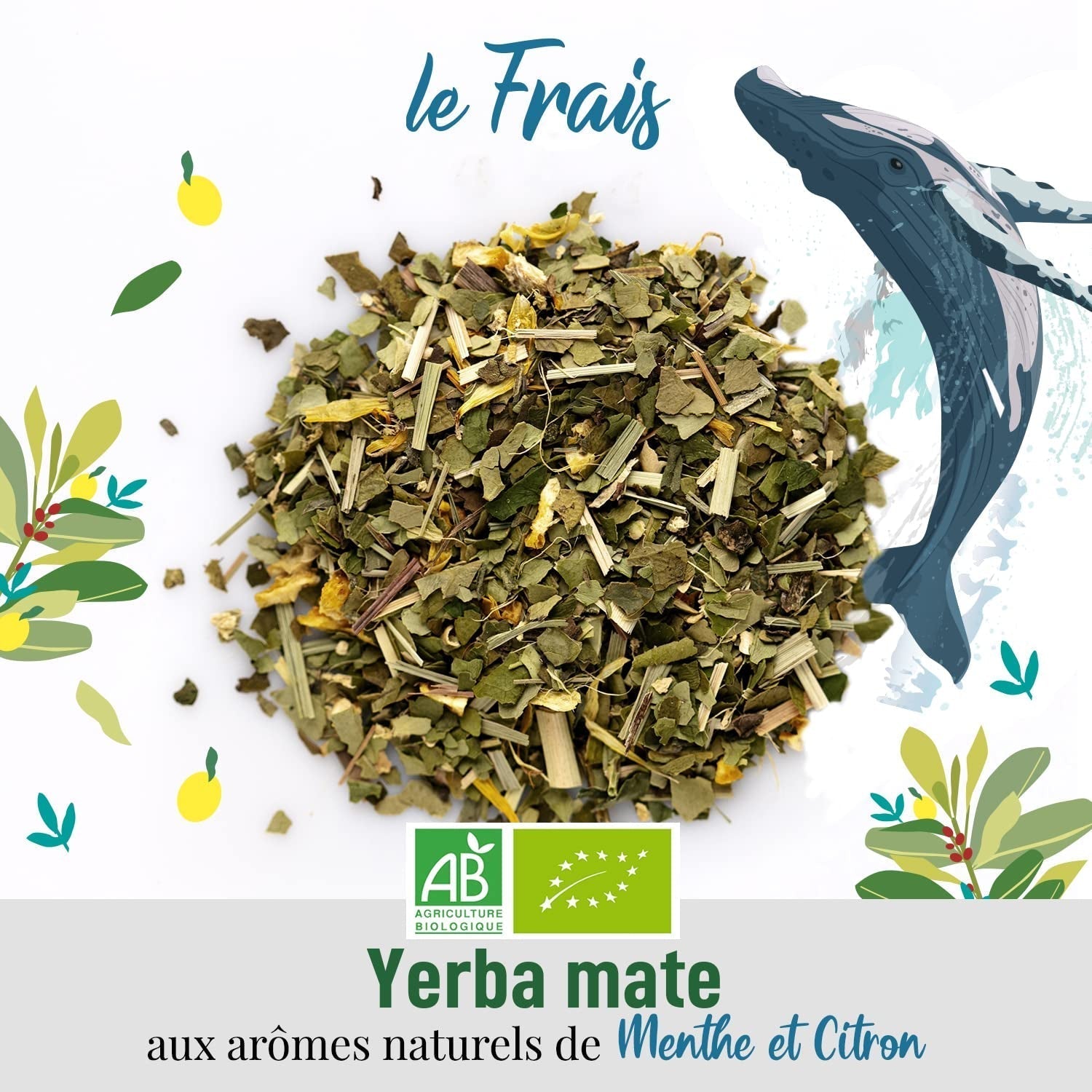 ORIGEENS BIO YERBA MATE S MÁTOU A CITRONEM 200 G - Čerstvost I Nepražené Bio Yerba Maté, listy, bez stonků a prachu