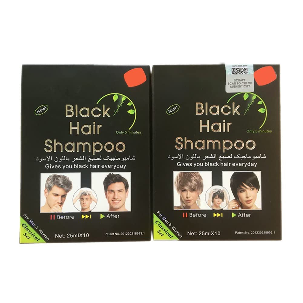 Okamžitá barva vlasů Šampon pro černé vlasy vydrží 30 dní Přírodní přísady Naty Shop Hair Dye
