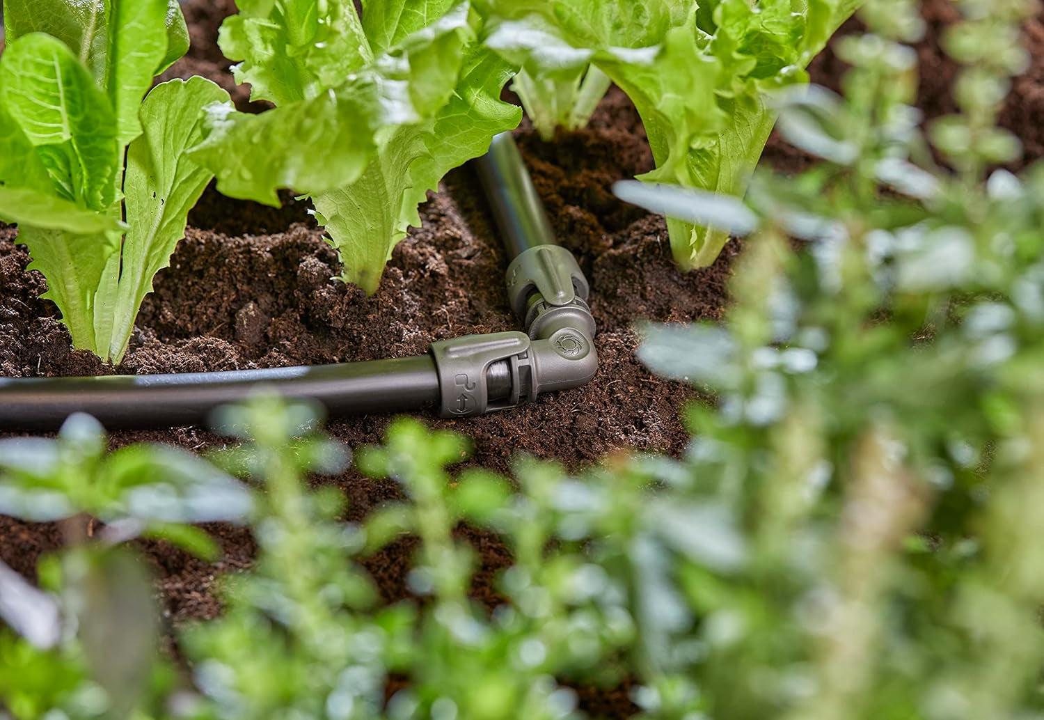 Gardena Micro-Drip Irigation System L-Piece 13mm (1/2"): Konektor potrubí pro obrácené 13mm přívodní potrubí, montáž bez nářadí, opakovaně použitelné (13202-20)
