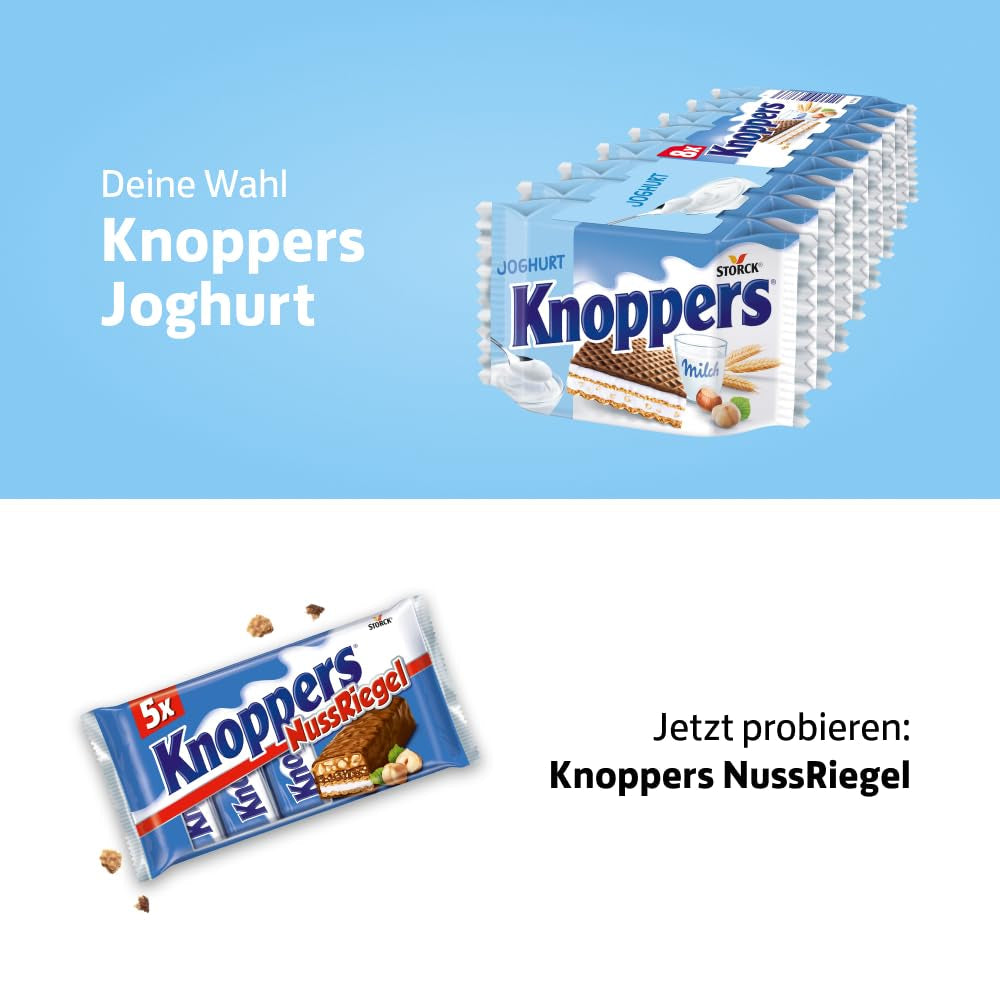 Jogurt – 4 x 200 g – Oplatkové plátky plněné jogurtem a nugátovým krémem, lískovými oříšky a kakaem