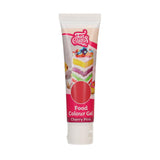 Funcakes Cherry Pink Gelové potravinářské barvivo: Vysoce koncentrované potravinářské barvivo na těsto, krém, fondán, marcipán, pečivo, snadné dávkování, jednotlivé kapky pro vytvoření zářivých barev, Halal, 30 g
