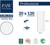 PAW - Airlaid Table Runner (40 cm X 24 M) I Stolní dekorace pro přijímání, biřmování, svatbu, výročí, zahradní slavnost, křest I Dekorace na stůl Elegantní stuha na stůl - Vrbová ratolest I Vrbová ratolest
