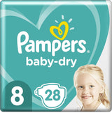 Plenky Pampers 81657566 Baby-Dry Pants, bílé