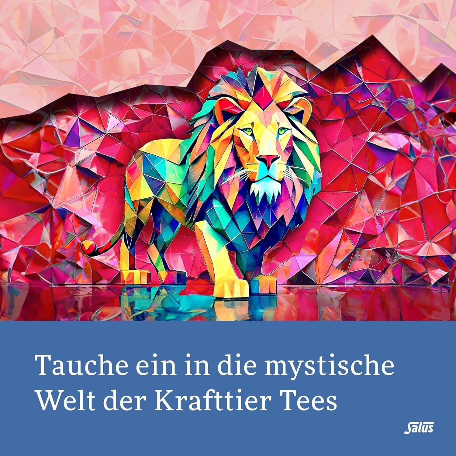 Salus - Čaj Krafttier - The Quiet Cat - 1X 15 filtračních sáčků (28,5 g) - Mátový bylinný čaj s Ashwagandhou - BIO