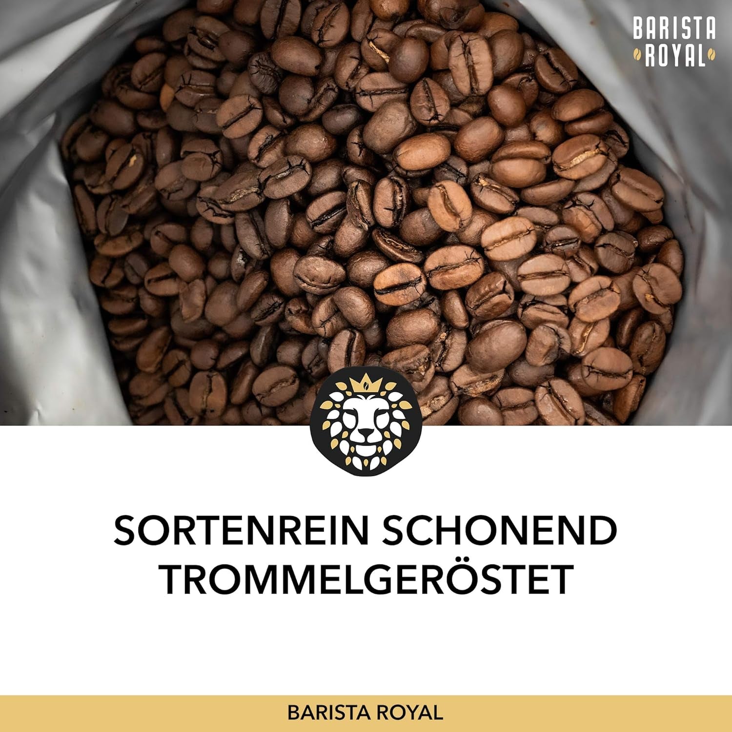 BARISTA ROYAL Bio Kaffeebohnen 1kg "Speciální výběr" | Frische Kaffeebohnen direkt gehandelt | 70% Arabica, 30% Robusta Kaffee ganze Bohnen | Ideální pro plně automatické a filtrační stroje
