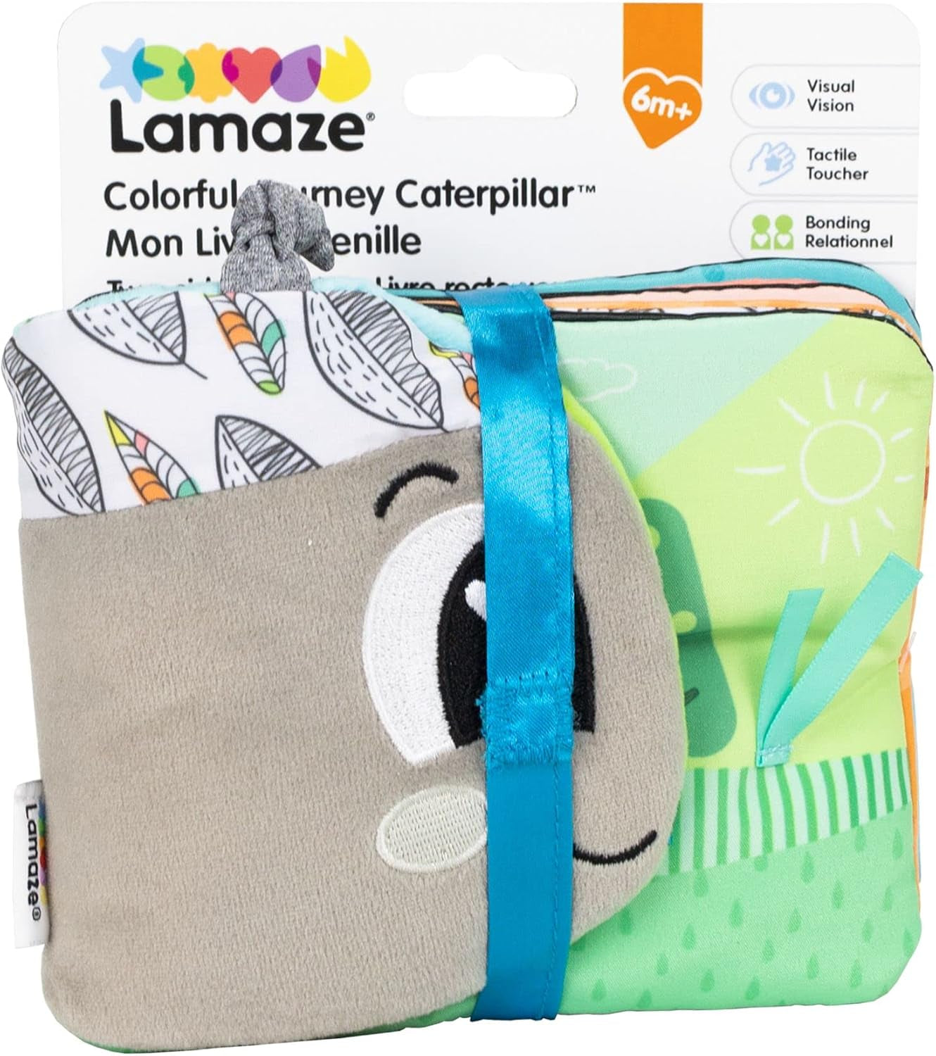Lamaze Colorful Caterpillar Ride, hračka pro novorozence, smyslová hračka pro miminko s barvami a zvuky, vývojová hračka pro 6 měsíců pro chlapce a dívky, L27463 Hračky pro miminka Naty Shop