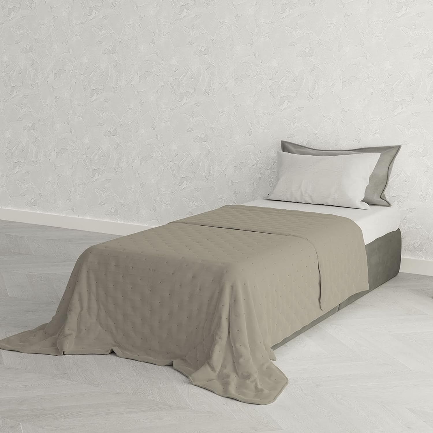 Italské povlečení CHIC letní přikrývka, mikrovlákno, SINGLE 170X250Cm, hnědá Přehozy a přikrývky Naty Shop