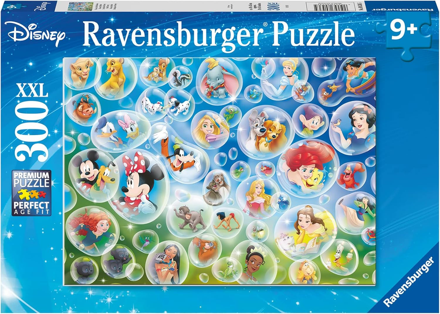 Puzzle Ravensburger 80536 – mýdlové bubliny Disney, 300dílné puzzle pro fanoušky Disney Puzzle od 9 let Naty Shop Výchozí název