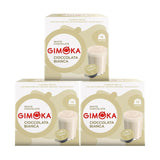 Gimoka Kaffeekapseln, Gesmack WEISSE CHOKOLADE - 48 Kapseln Kompatibilní s Kaffeemaschinen der Marke Nescafè* Dolce Gusto*, 48 Stück (3 x 16 Getränke), Hergestellt v Itálii
