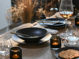 Creatable, 23146, SOFT TOUCH BLACK Series, 20dílná sada nádobí, Porcelánová kombinovaná služba, Vhodné do myčky a mikrovlnné trouby, Vyrobeno v Portugalsku