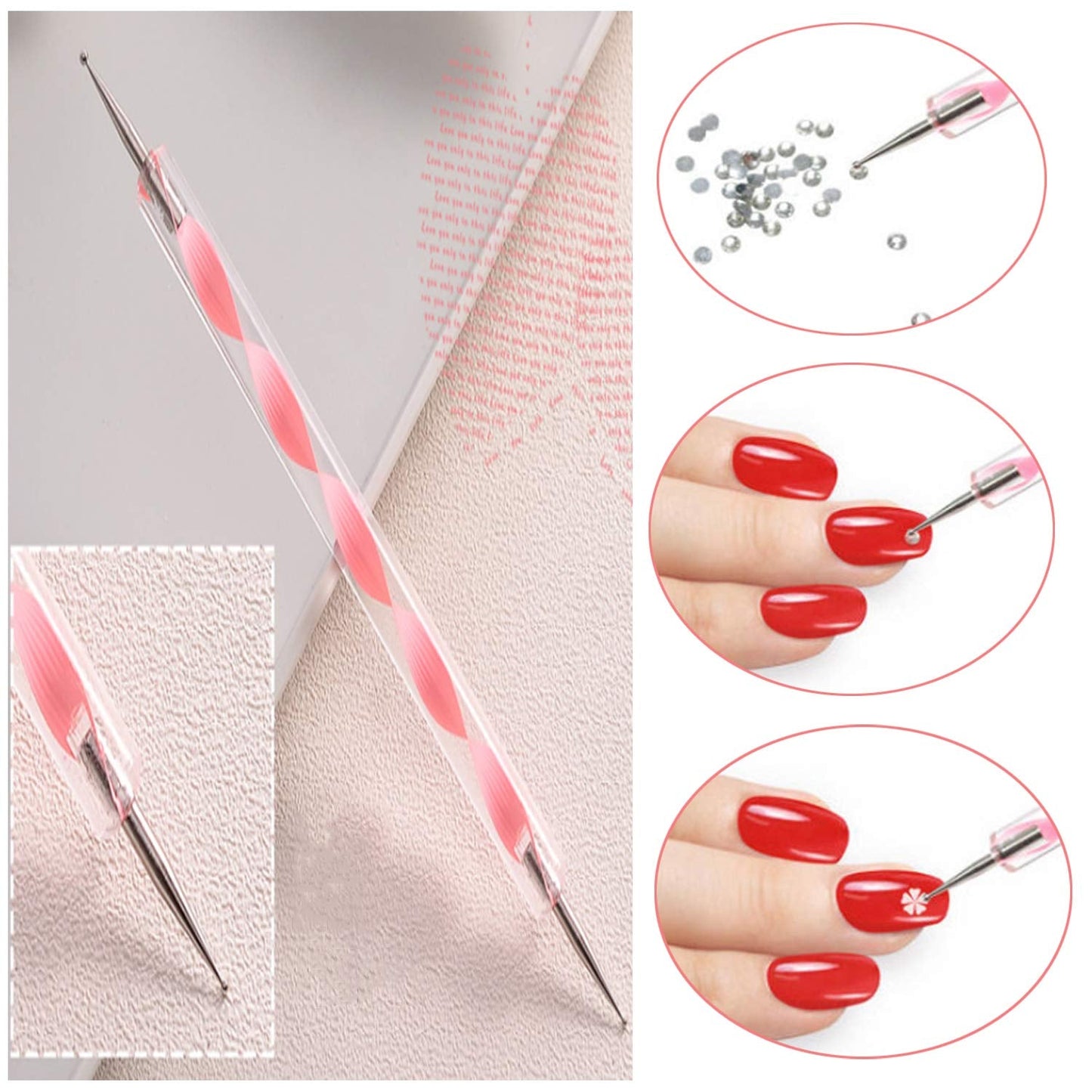 8 Boxen Nail Art Strass Kit - Nail Art Gemischt Strass Set, Nagel Kunst Strasssteine ​​​​Gems Perlen Edelsteine ​​Bunt Pferdeaugen Strass Für Nageldesign Zubehör Mit 1 Pinzetten Und 1 Strass Picker Für DIY