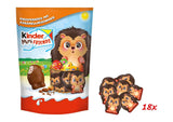 Kinder Mini Friends Křupavé sušenky s karamelovou příchutí 122g – Mléčná čokoláda se sušenkami a mléčnou náplní – Velikonoční figurky – Velikonoční čokoláda a cukroví – Velikonoční dárek