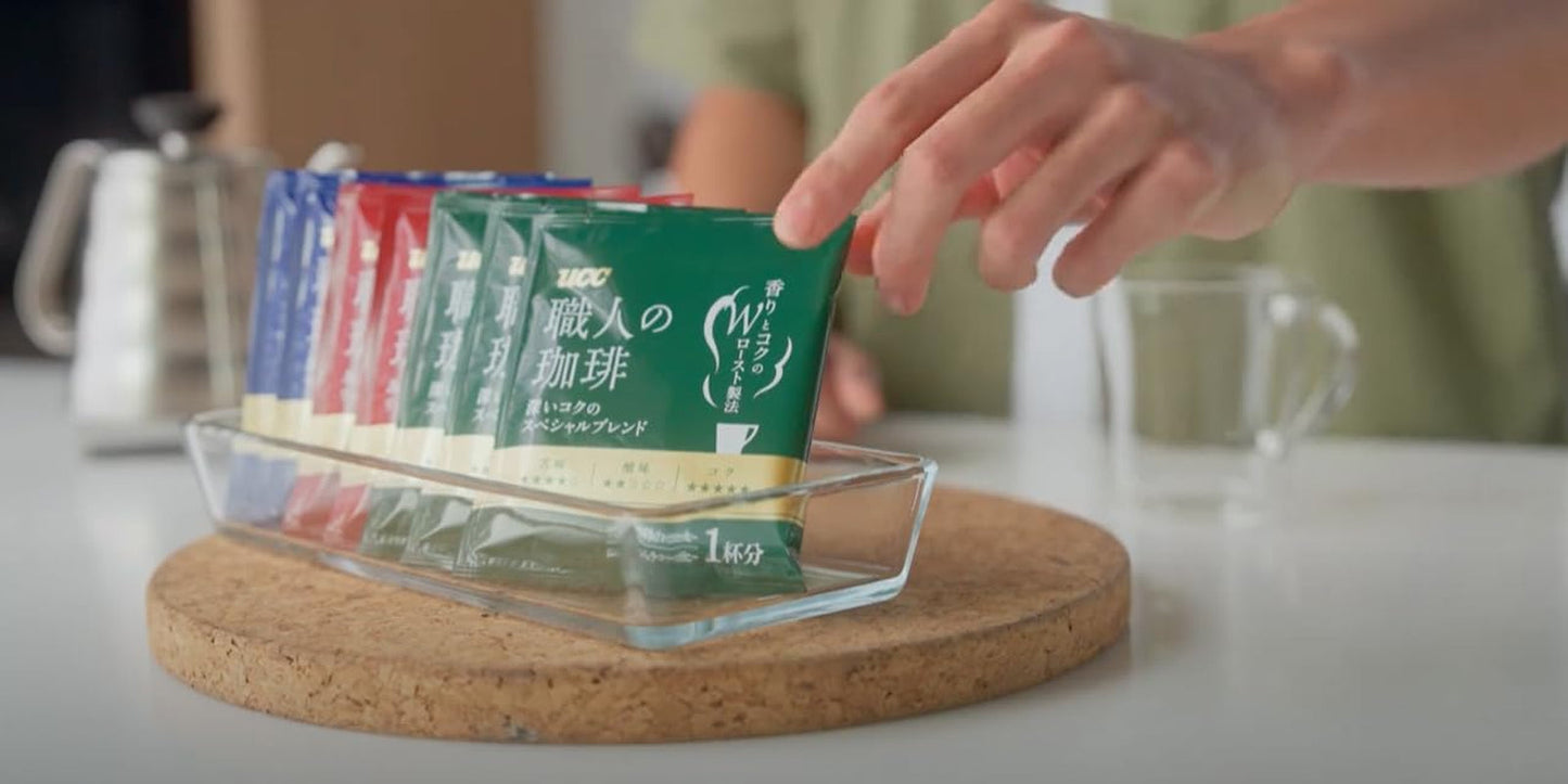 Japan Craftsman Coffee Jednorázová filtrační káva Brazil Vietnam Light Blend 16 sáčků.